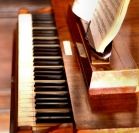 Piano de cola restaurado